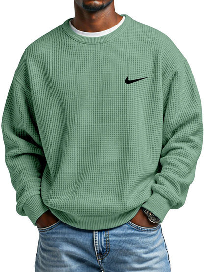 NK - Men's Fashionable Loose-Fitting Versatile Crew Neck Sweatshirt